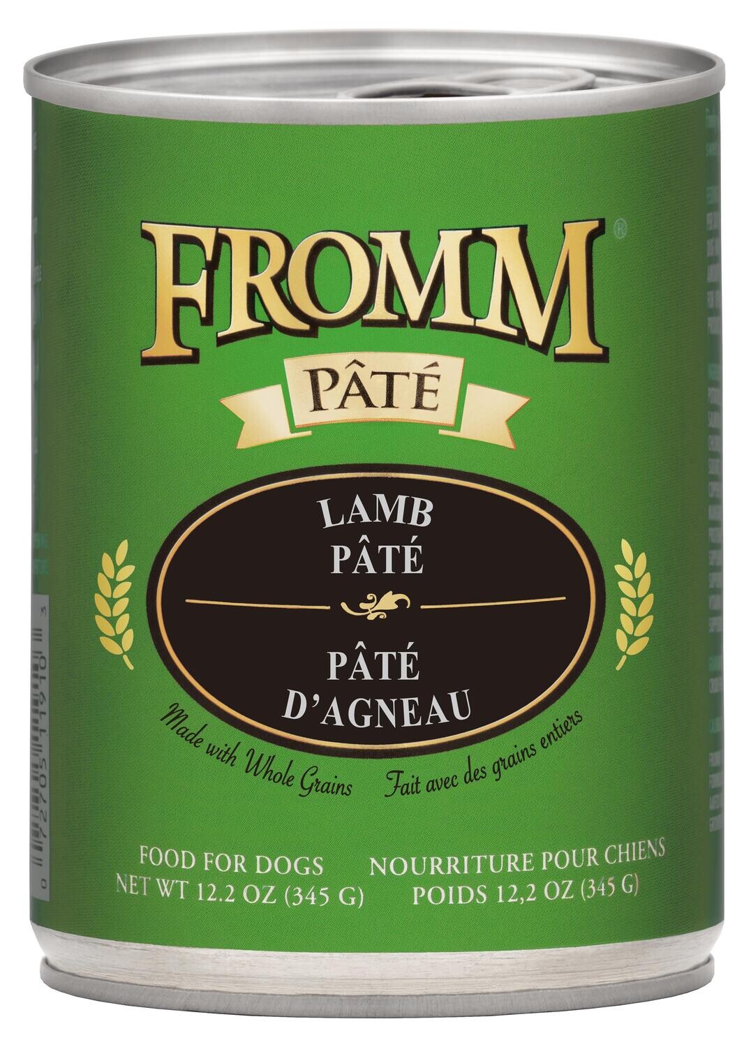 Fromm Gold Lamb can 12/case