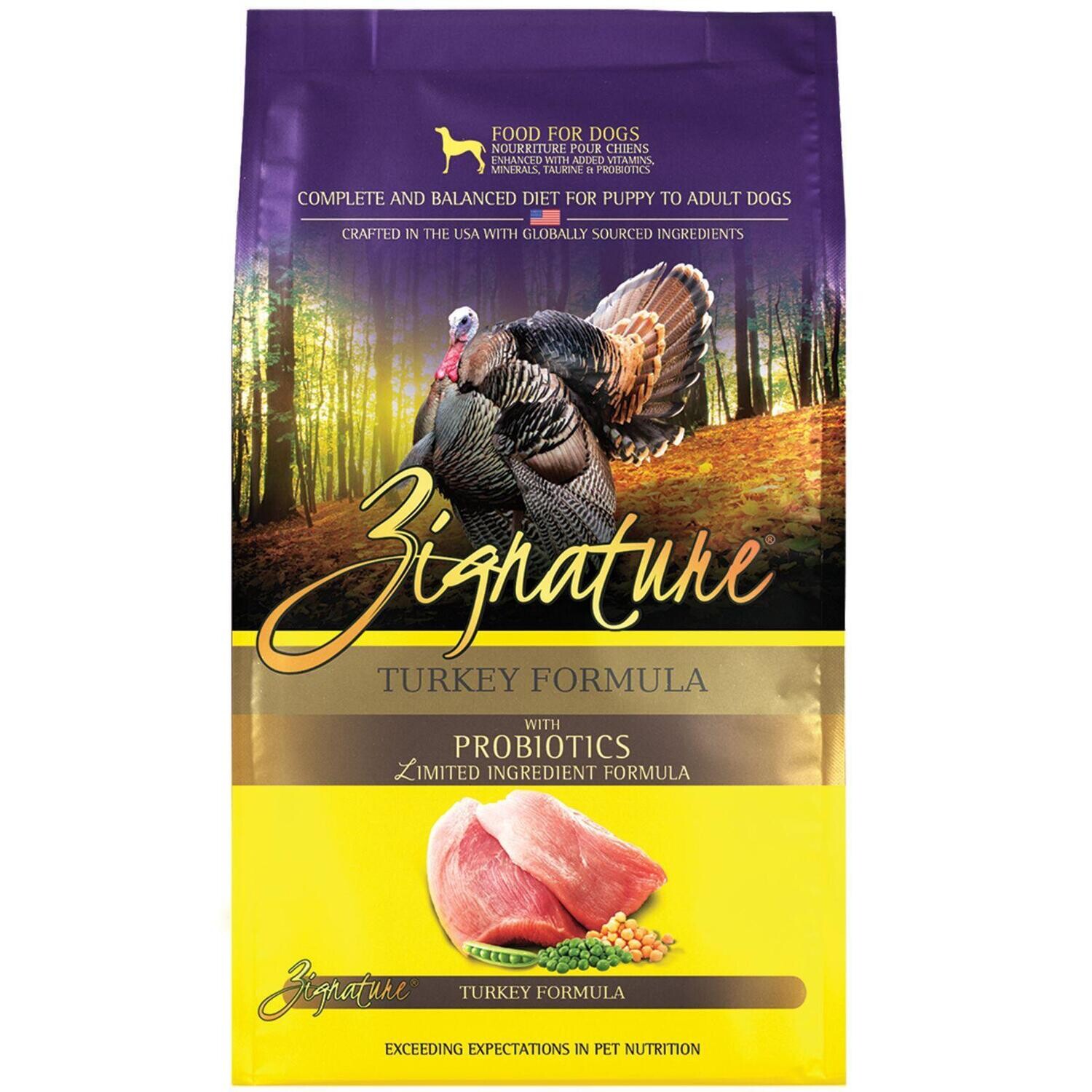 Zignature Grain Free Turkey 12.5#