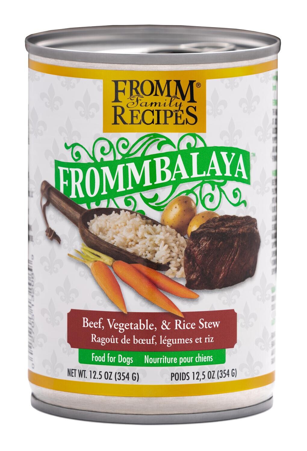 Frommbalaya Beef, Veg & Rice Stew can 12.5oz 12/case
