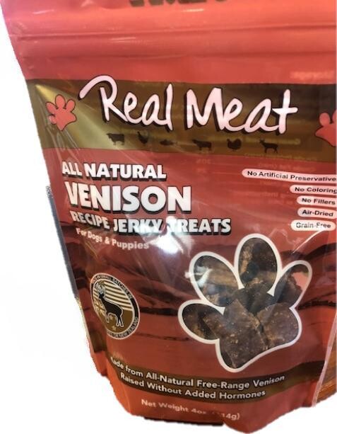 Real Meat Venison Treat 4oz