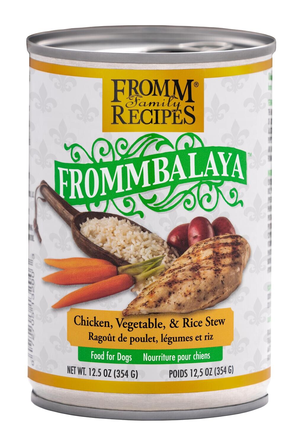 Frommbalaya Chicken, Veg, & Rice Stew can 12.5oz 12/case