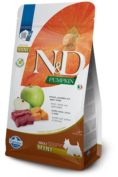 Farmina N&D Grain Free Pumpkin Venison & Apple Mini 4.4#