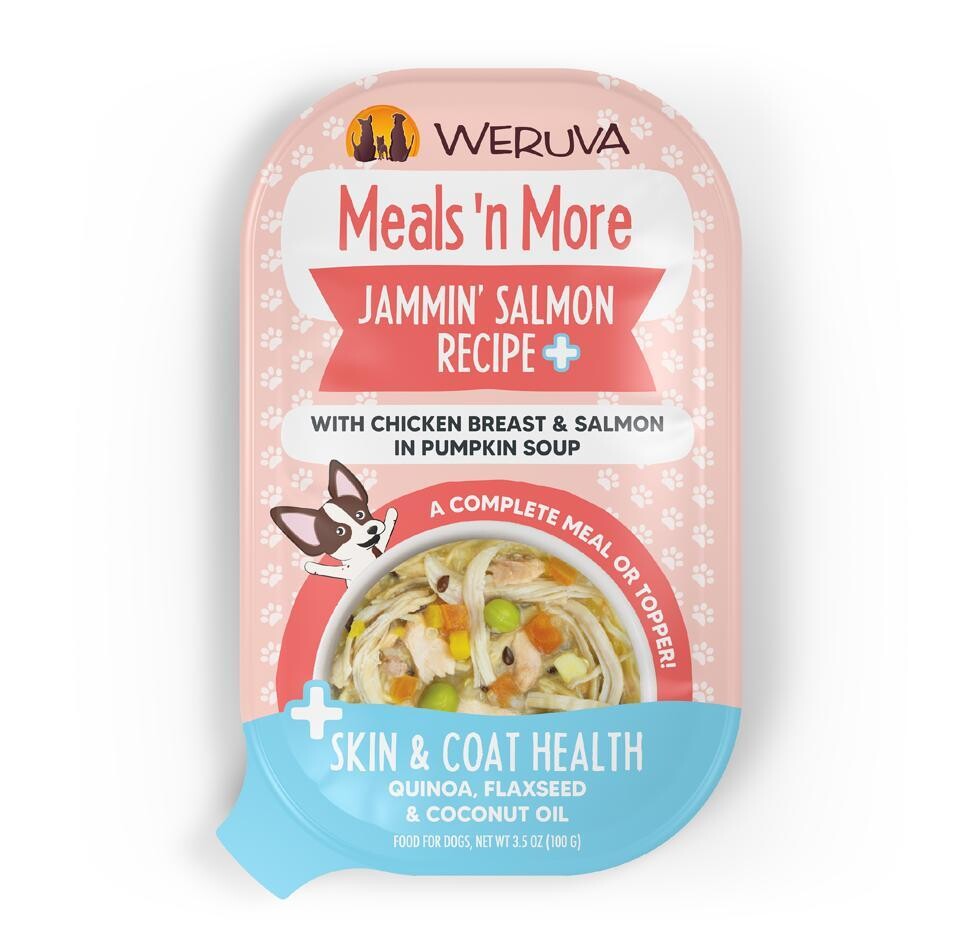 Weruva Meals N More Jammin' Salmon Recipe Plus cup 3.5oz 12/case