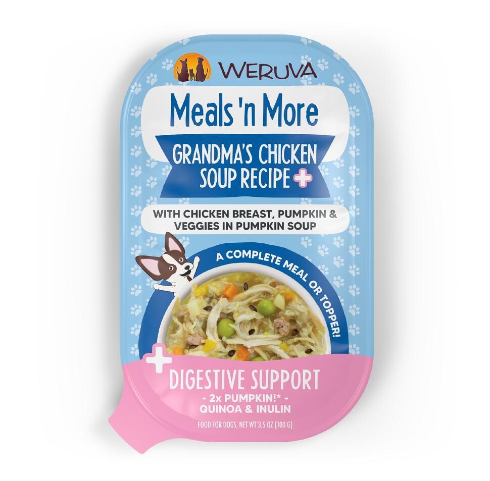 Weruva Meals N More Grandma's Chicken Soup Recipe Plus cup 3.5oz 12/case