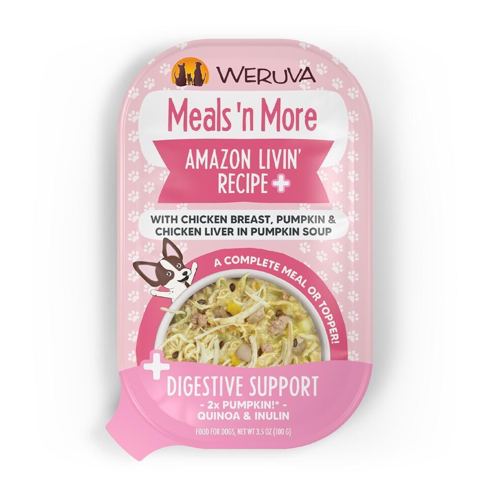 Weruva Meals N More Amazon Livin' Recipe Plus cup 3.5oz 12/case