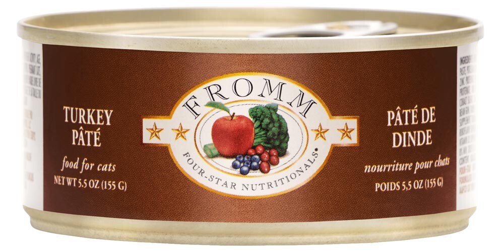 Fromm Cat Turkey Pate can 5.5oz 12/case