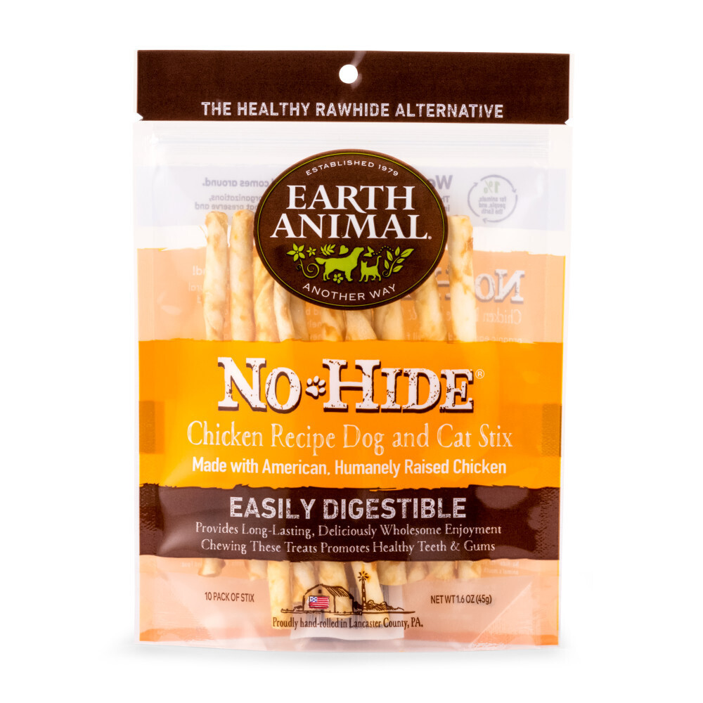 Earth Animal No Hide Chews Chicken Small 10 pack