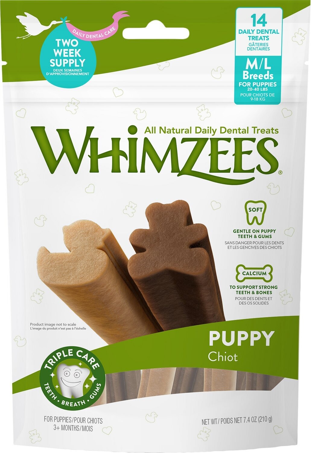 Whimzees Puppy Medium/Large 14 count (X)