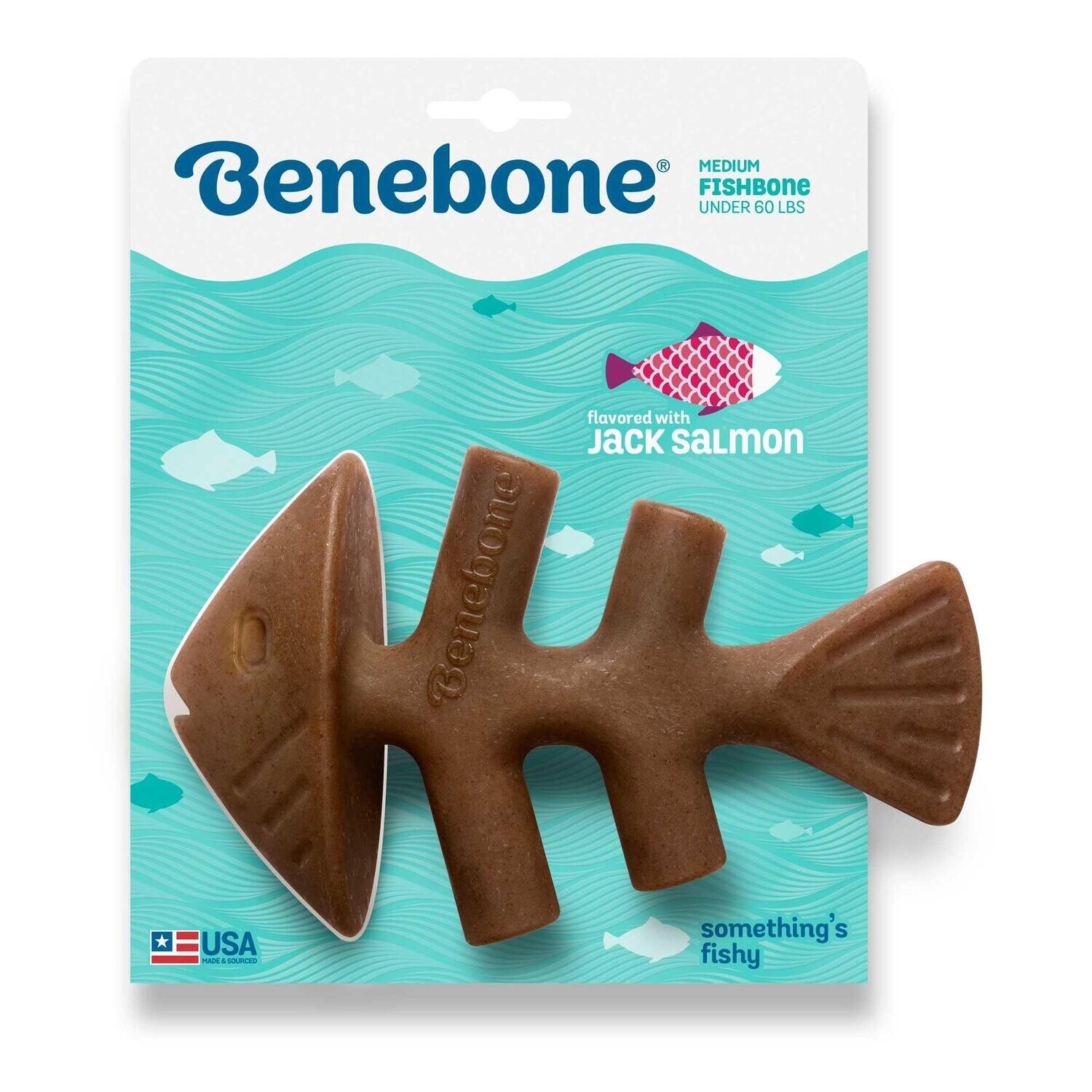 Benebone Fishbone Medium Salmon
