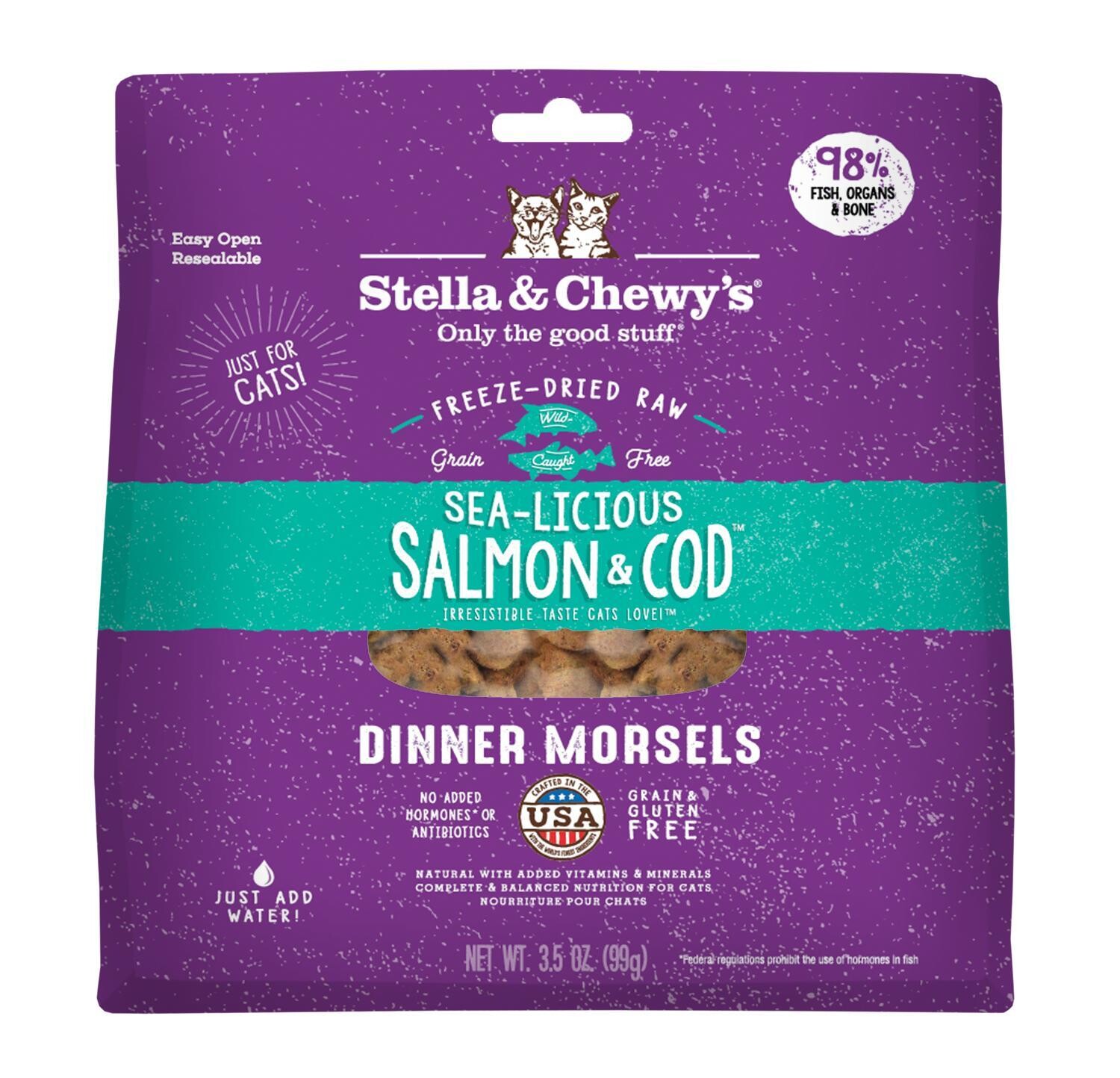 Stella & Chewy's Cat FD Salmon & Cod 3.5oz