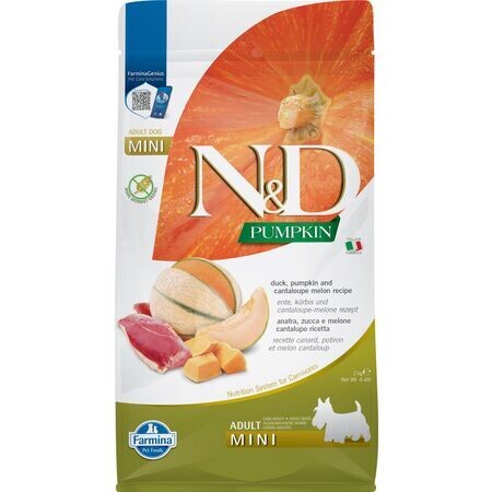 Farmina N&D Grain Free Pumpkin Duck & Cantaloupe Mini 4.4#