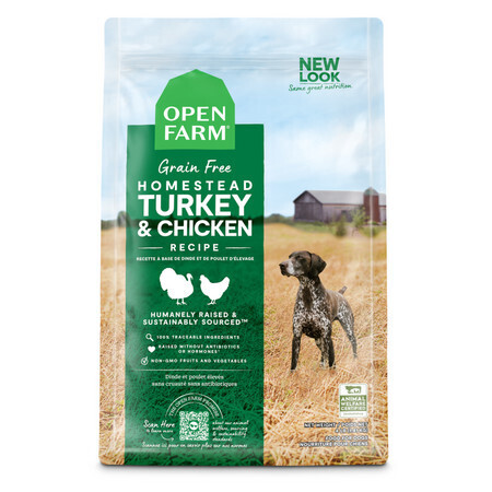 Open Farm Grain Free Homestead Turkey & Chicken 22#