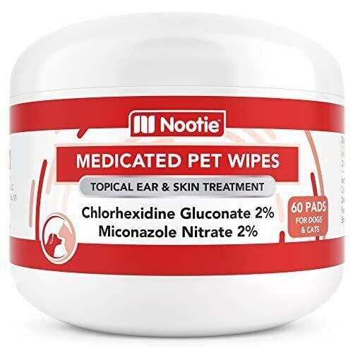 Nootie Dermatology Solutions Medicated Wipes 60 count