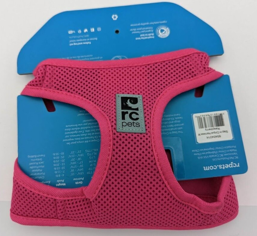 RCPets Cirque Harness Step-in Md Raspberry