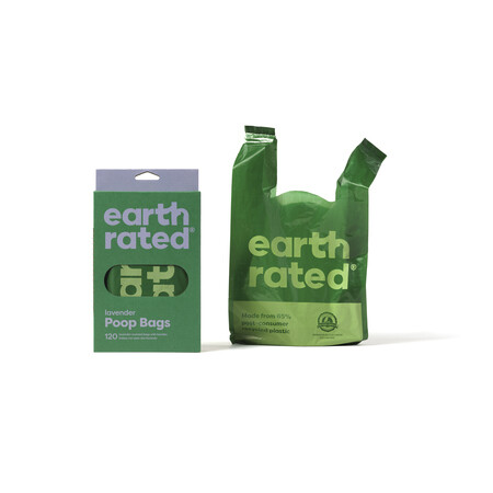 Earth Rated Poop Bags w/Handle Scented 120ct
