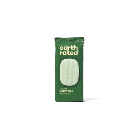 EarthRated Compostable Wipes Unscented 100 Count