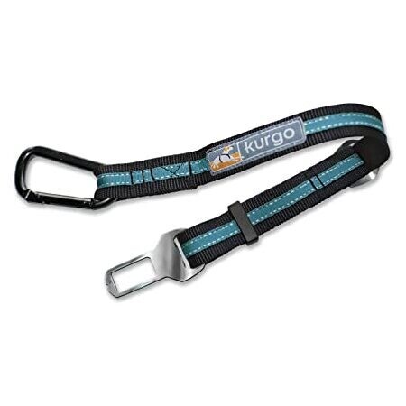 Kurgo Auto Direct to Seatbelt Tether Coastal Blue