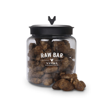 Vital Essentials Raw Bar Freeze Dried Duck Heart 150/Case (S)