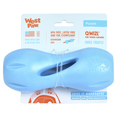 West Paw Qwizl Aqua Large