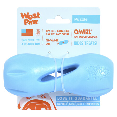 West Paw Qwizl Aqua Small