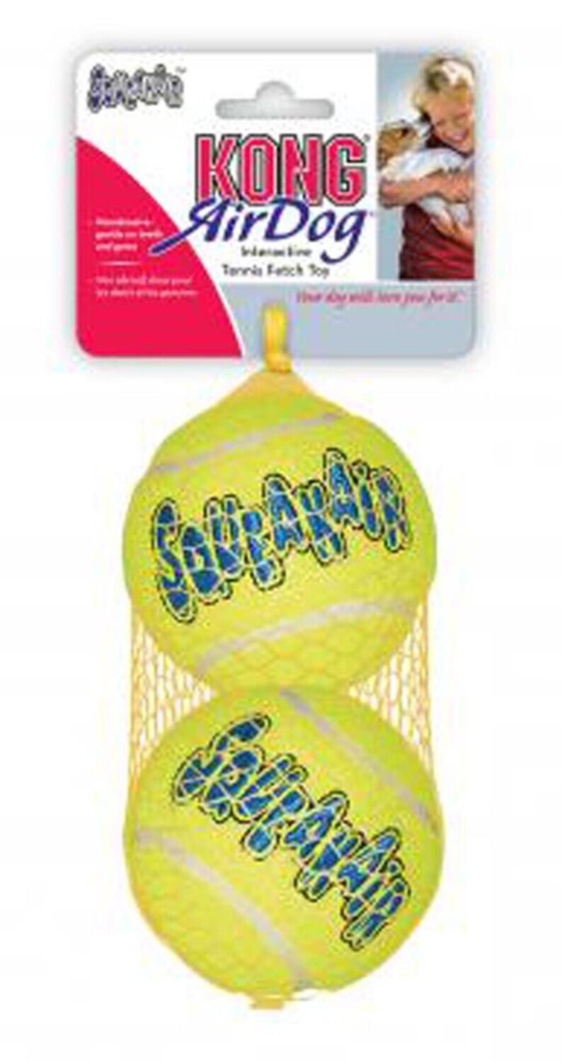 Kong Airdog SqueakAir Tennis Balls Large 2 pack