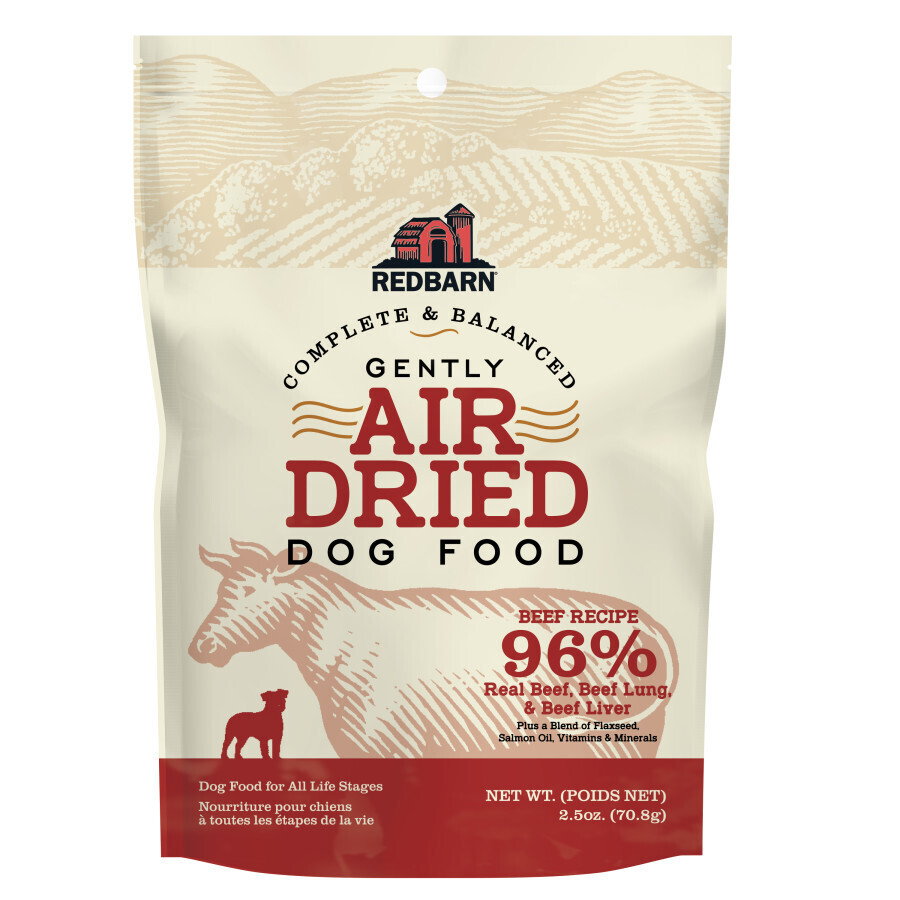 Redbarn Air Dried Grain Free Beef 2.5oz 12/case