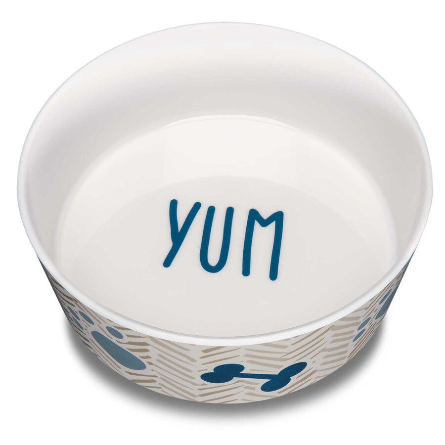 Loving Pets Dolce Moderna Bowl Yum Chevron Large (X)