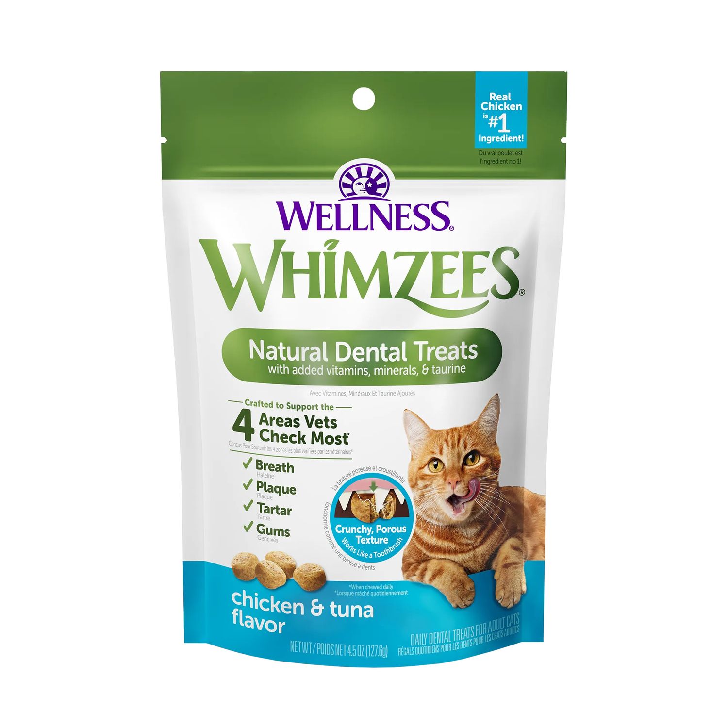 Whimzees Cat Chicken & Tuna Treat 2oz