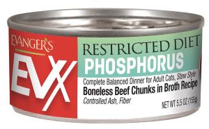 Evanger's Cat EVx Restricted Low Phosphorous can 5.5oz 24/Case (X)