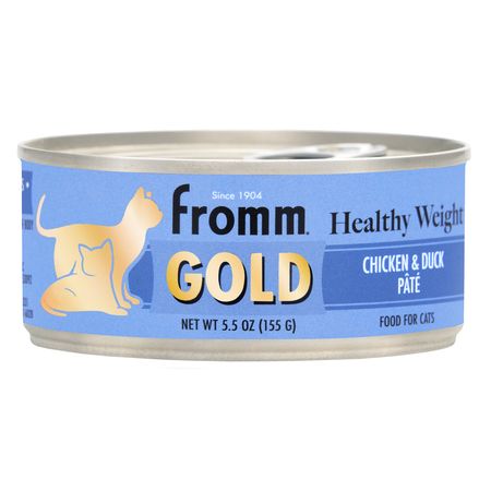 Fromm Gold Cat Pate Health Weight Chicken Duck can 5.5oz 12/Case