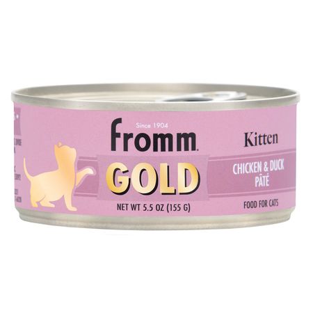 Fromm Gold Cat Pate Kitten Chicken Duck can 5.5oz 12/Case