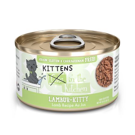 Weruva Kittens in the Kitchen Lambur-Kitty Grain Free Lamb Au Jus can 3oz 12/Case (X)