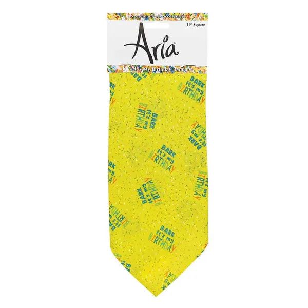 Aria Bark It's My Birthday Bandana (X)