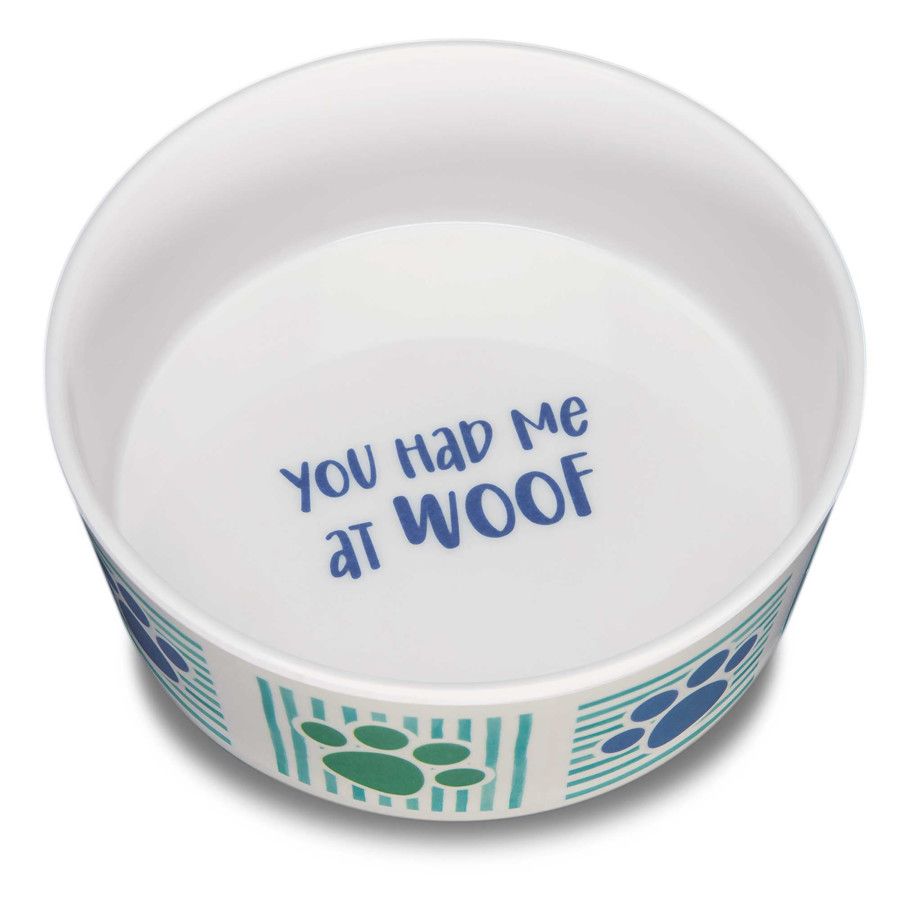 Loving Pets Dolce Moderna Bowl Had Me At Woof Large (X)