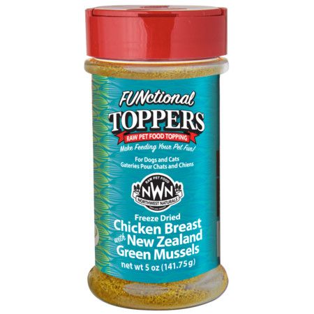 Northwest Naturals Freeze Dried Functional Topper Chicken & Green Mussels 4.5oz
