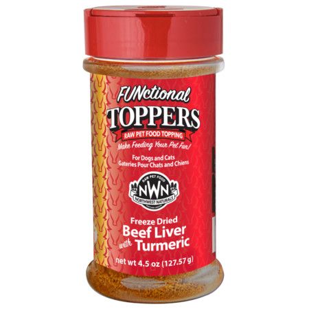 Northwest Naturals Freeze Dried Functional Topper Beef Liver & Tumeric 5.5oz