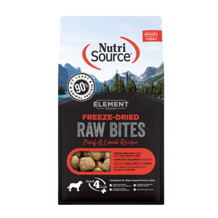 NutriSource Element Freeze Dried Raw Bites Beef and Lamb 10oz