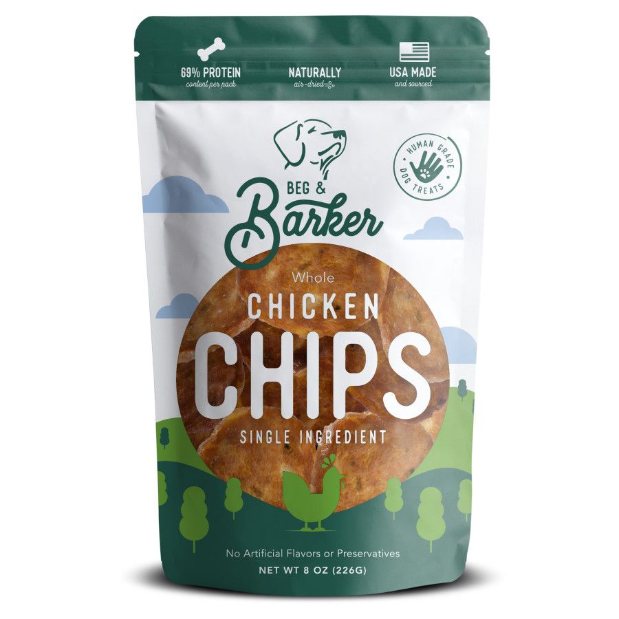 Beg & Barker Whole Chicken Chips Treat 8oz