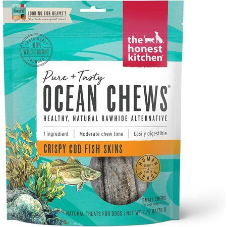 The Honest Kitchen Beams Ocean Chew Cod Small Treat 2.75oz