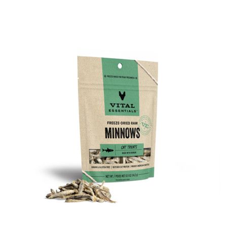 Vital Essentials Freeze Dried Minnows Treat 1oz