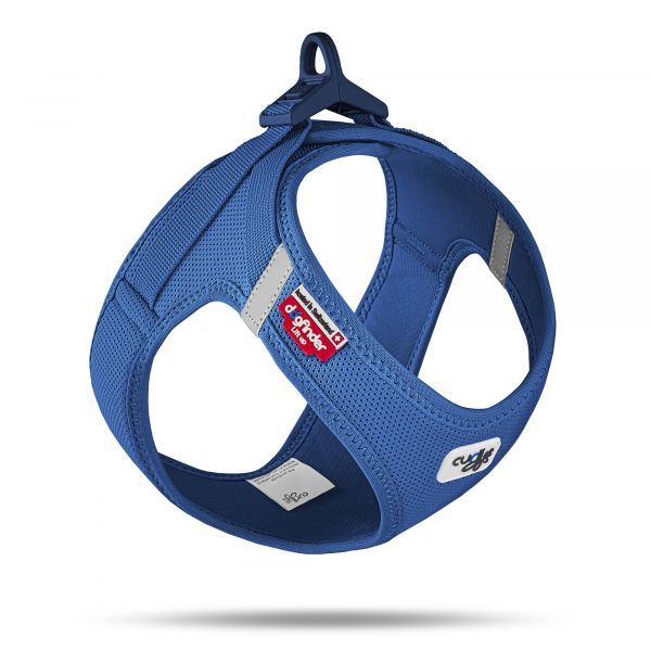 Curli Vest Harness Clasp Air-Mesh Blue Medium