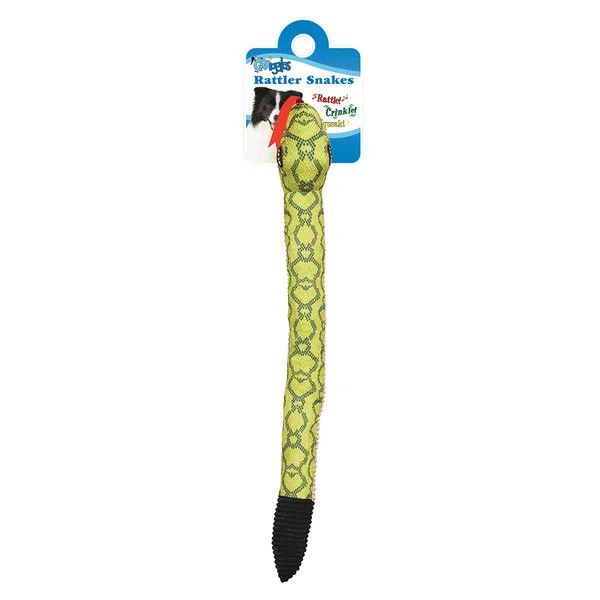 Grriggles Rattler Snake Yellow 26''