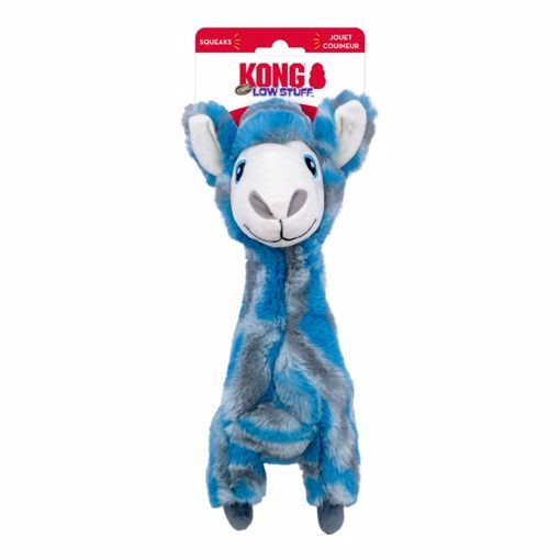 Kong Low Stuff Stripes Llama Plush Medium