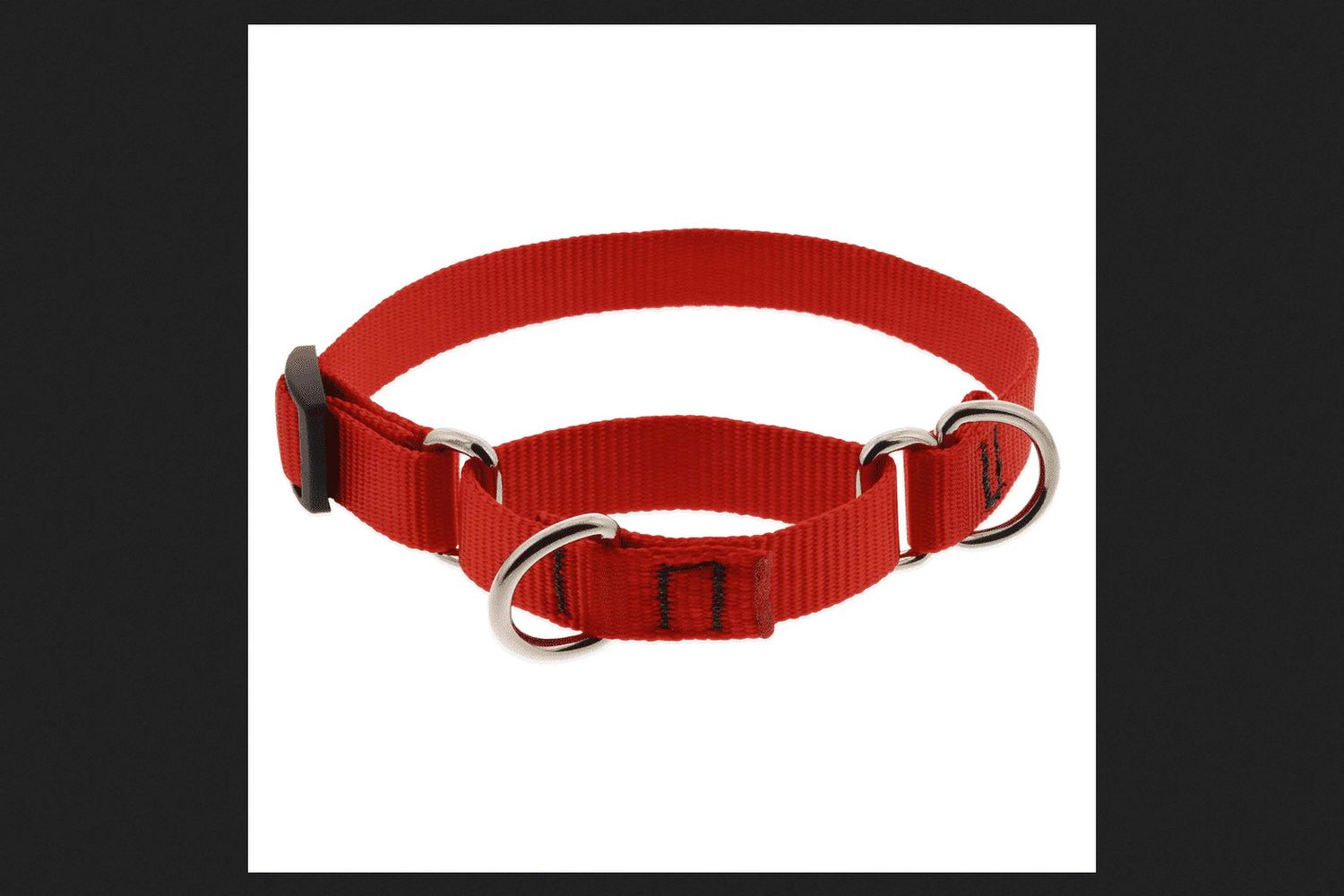 Lupine Martingale Collar 1'' Red 15-22'' (X)