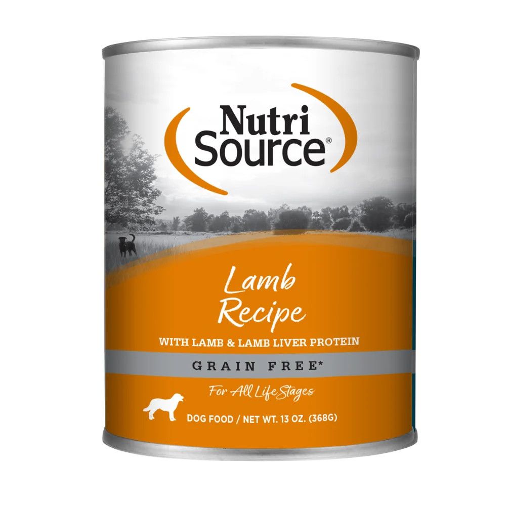 Nutrisource Grain Free Lamb can 13oz 12/Case