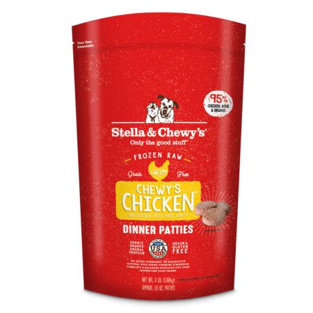 Stella & Chewy's Frozen Chewy's Chicken Patties 3#