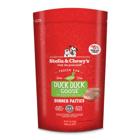 Stella & Chewy's Frozen Duck Duck Goose Patties 6# (S)