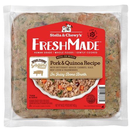 Stella & Chewy's Frozen Freshmade Pork & Quinoa 16oz