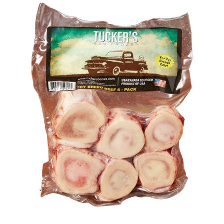 Tucker's Frozen Beef Bones Toy Breed 6 pack
