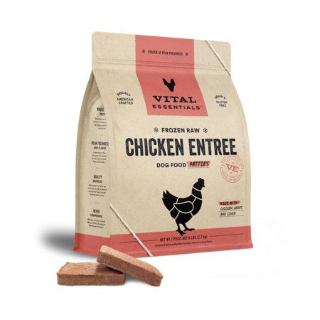 Vital Essentials Frozen Chicken Patties 6#